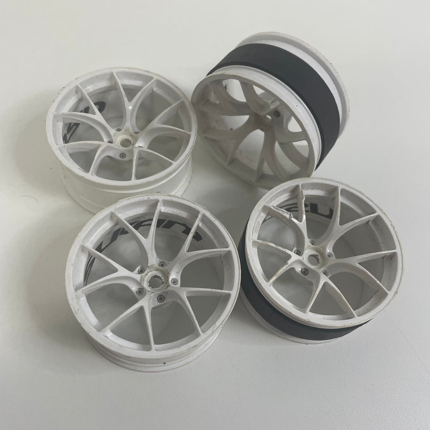 MST Wheels White 8mm Offset