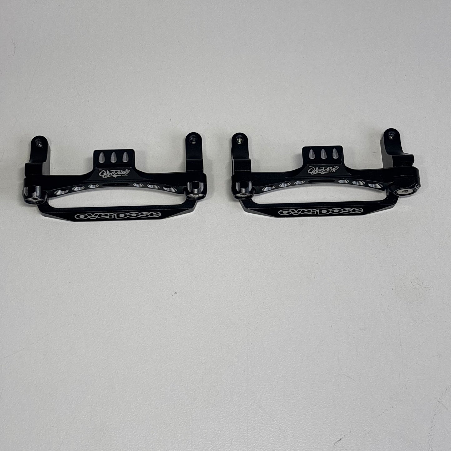 Overdose Battery Mount Holder Type 2 Black Alloy Galm