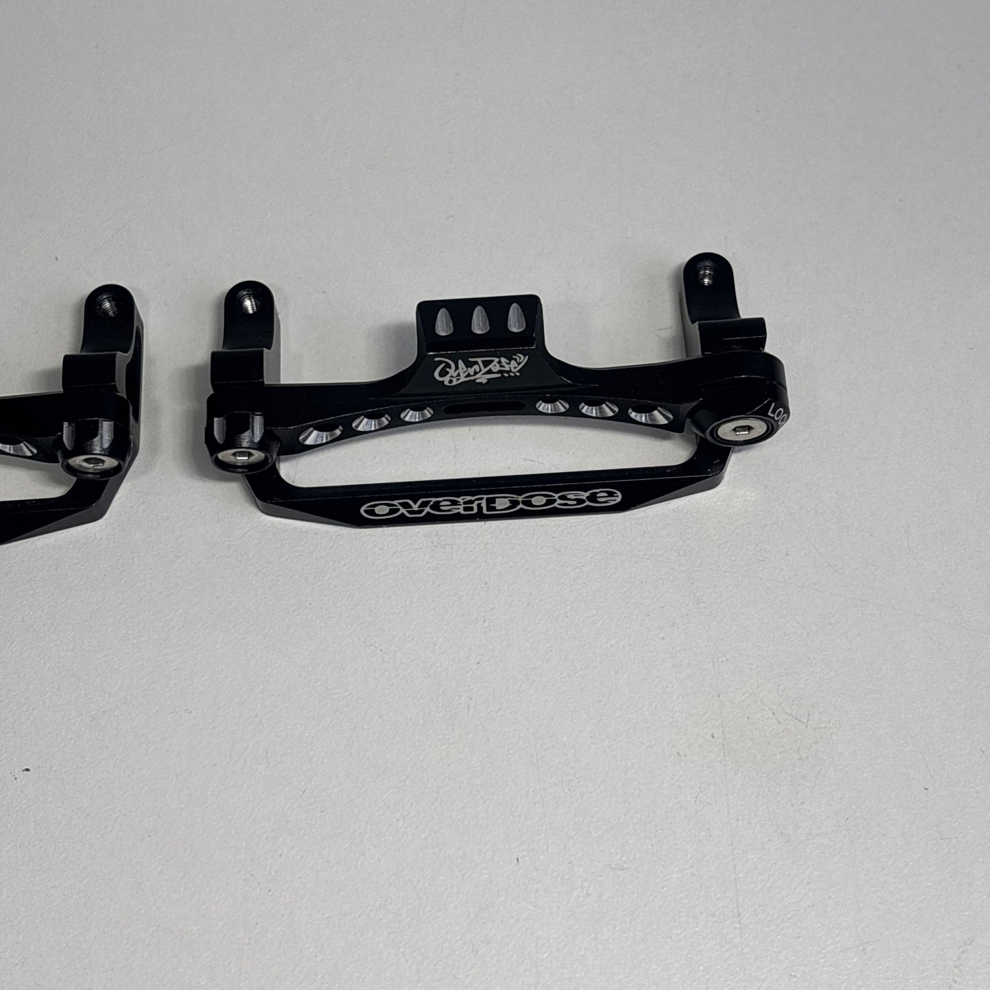 Overdose Battery Mount Holder Type 2 Black Alloy Galm