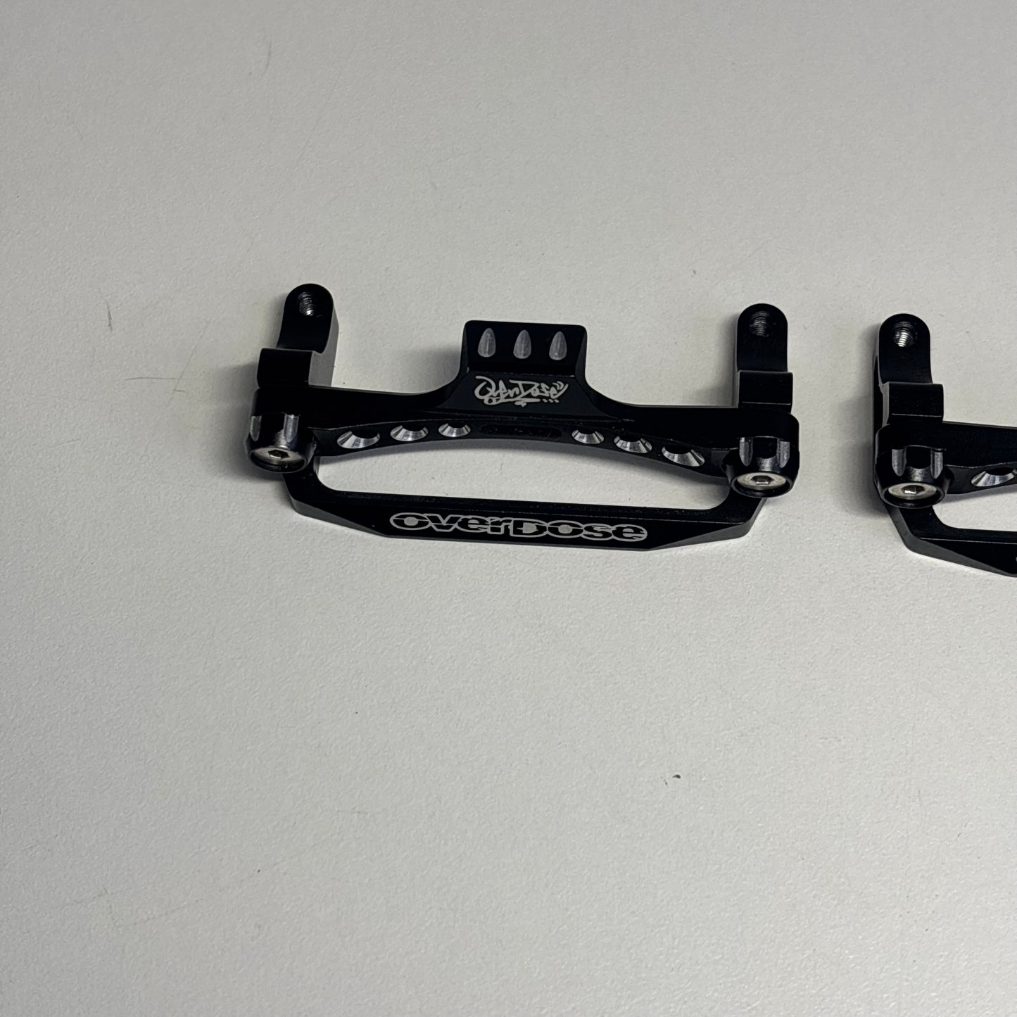 Overdose Battery Mount Holder Type 2 Black Alloy Galm