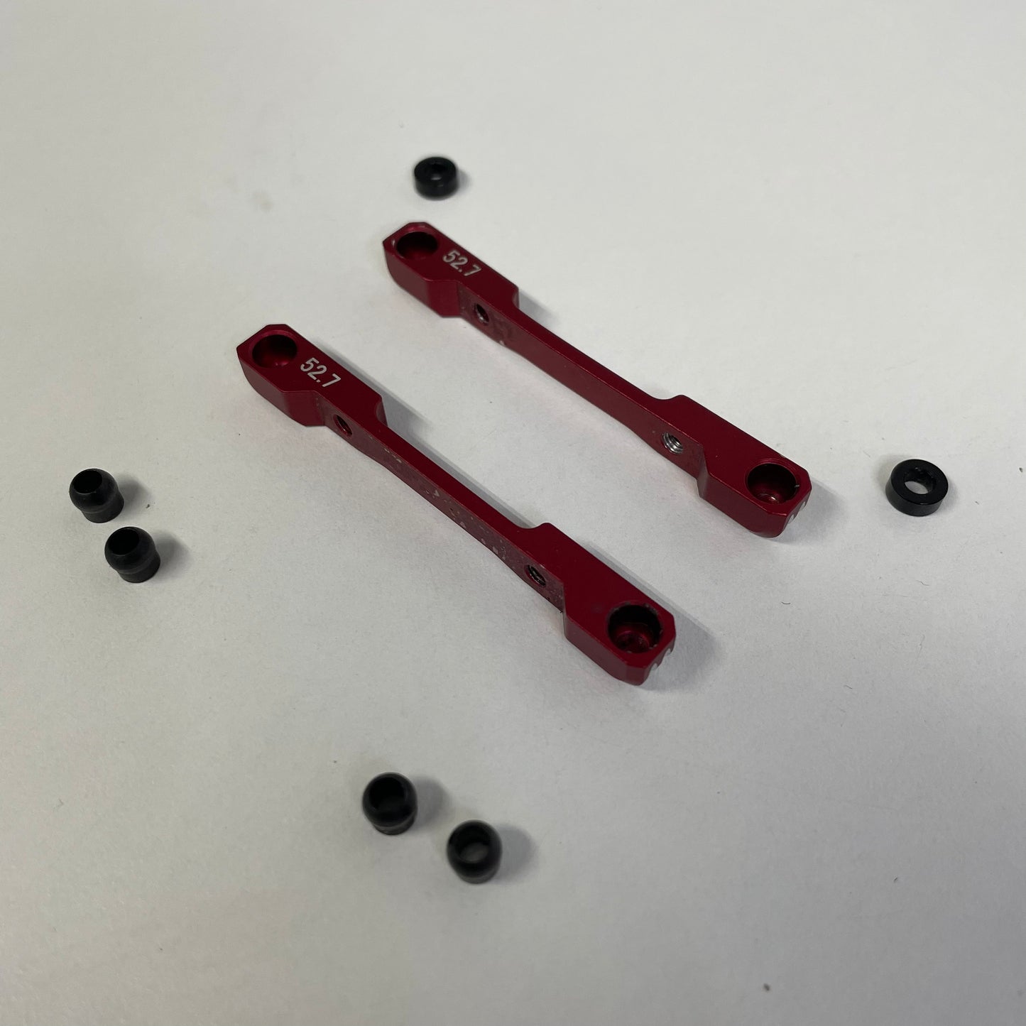 Overdose Suspension Mounts Red Alloy 52.7 & Balls x2 Pair