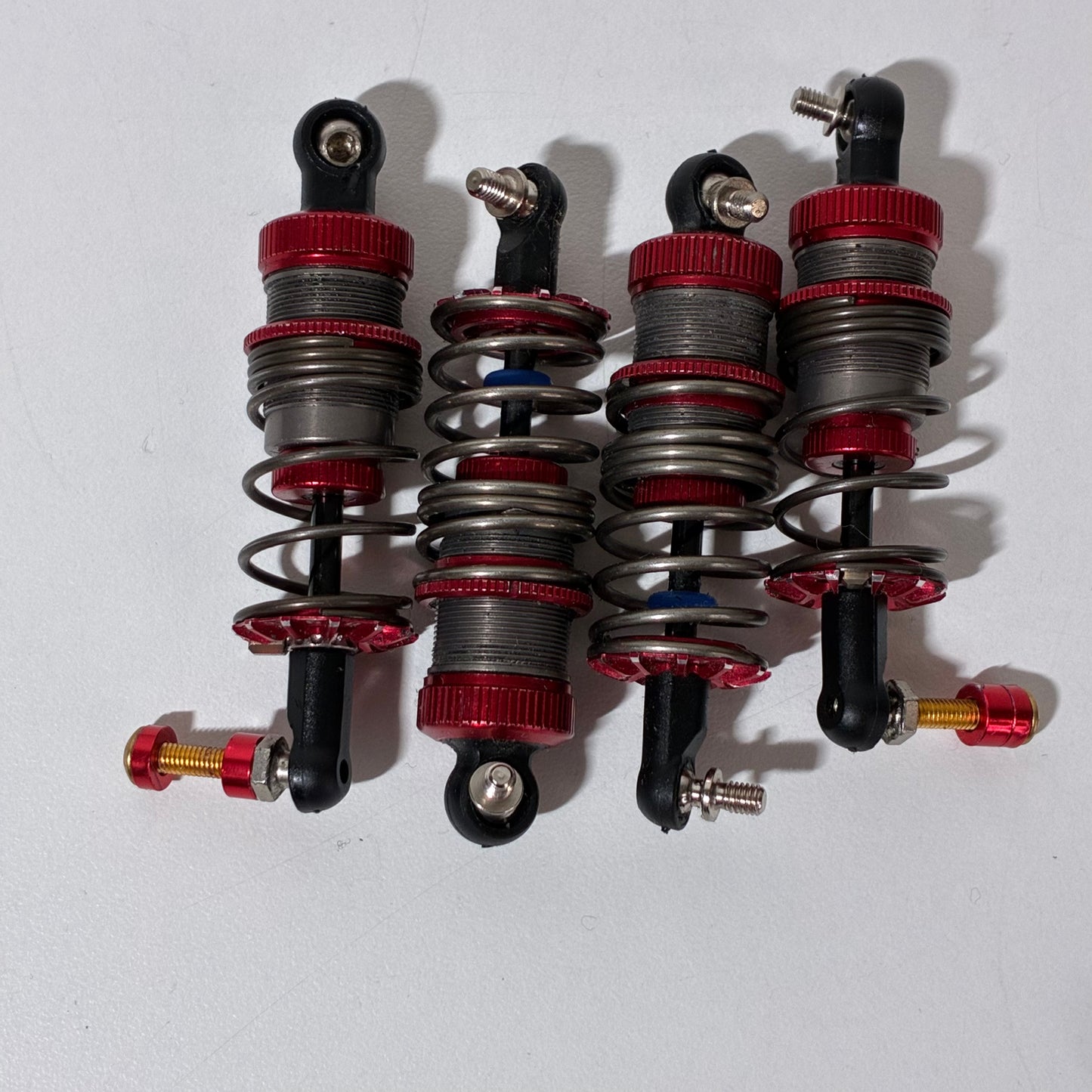 Axon Revo Shock II & Bao La Adjustable Dampening Shock Springs Red
