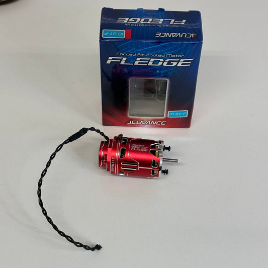 Acuvance Fledge Motor 10.5T-F Red Alloy & Fan