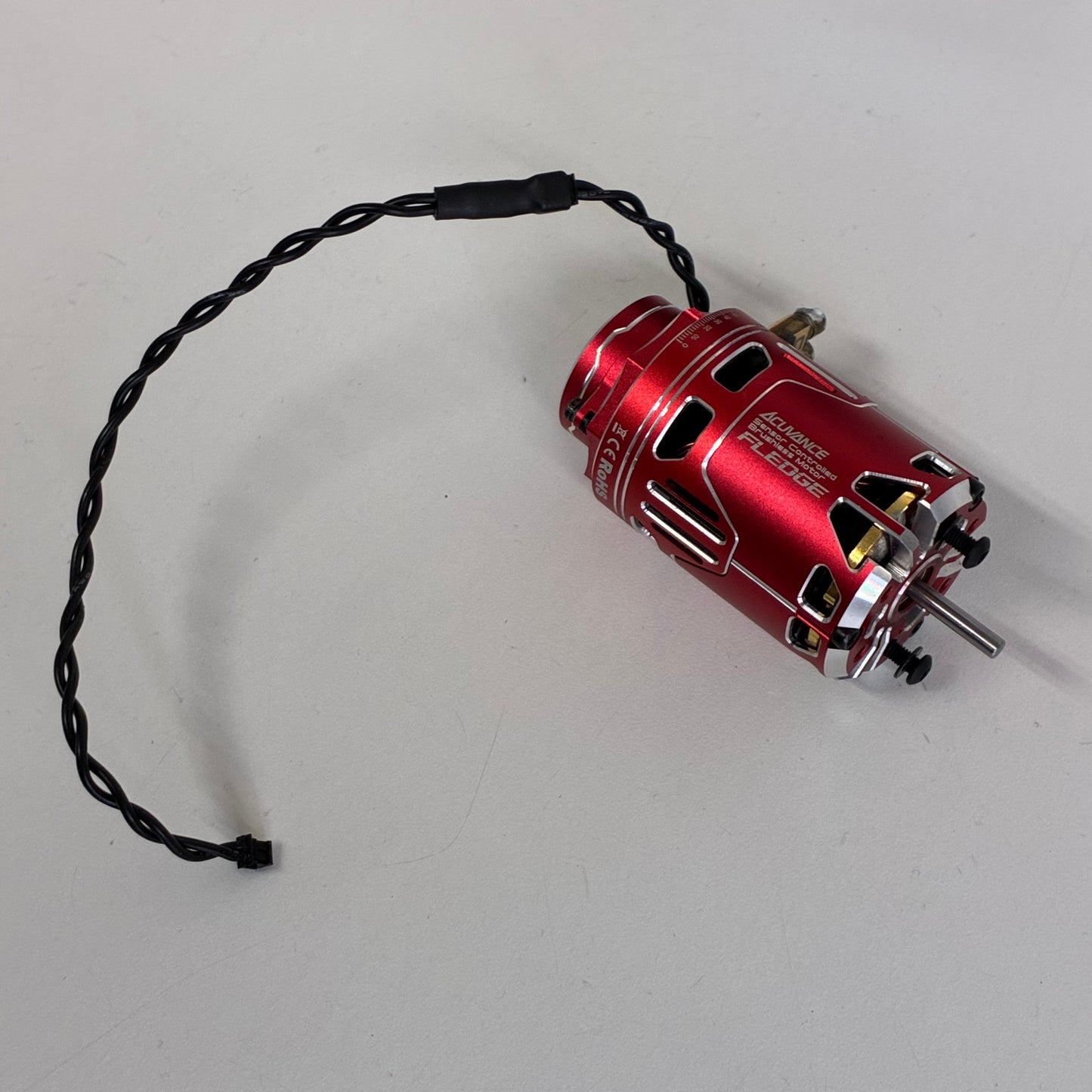 Acuvance Fledge Motor 10.5T-F Red Alloy & Fan