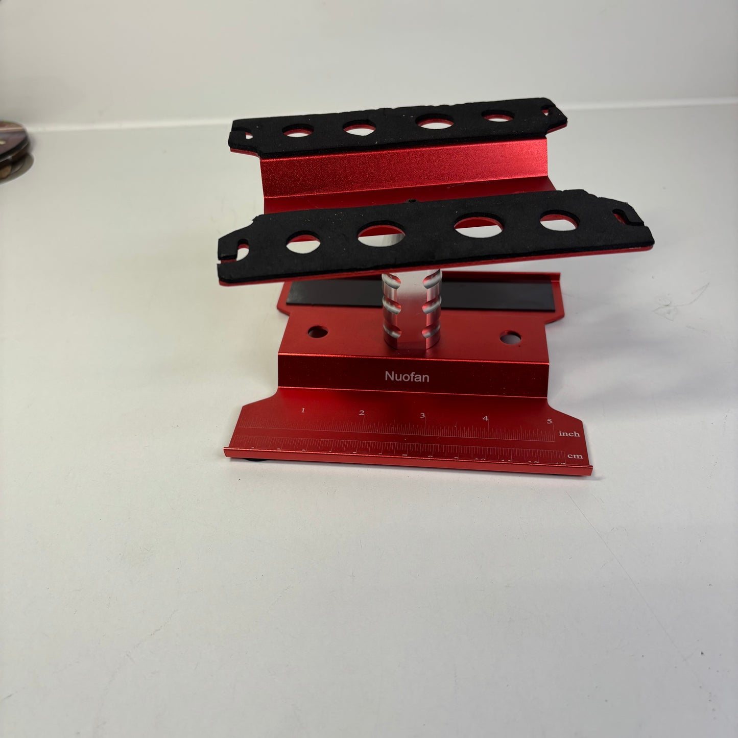 Red Alloy Chassis Stand Shock Rotating
