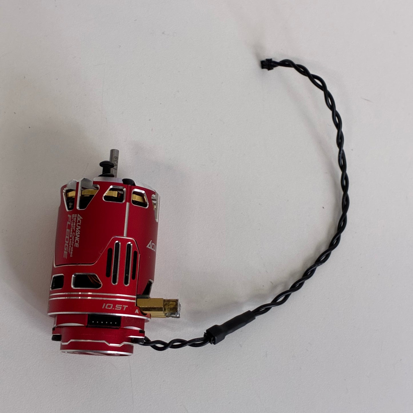 Acuvance Fledge Motor 10.5T-F Red Alloy & Fan