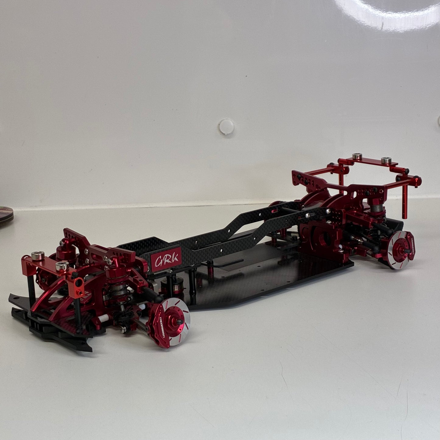 R31House GRK4 Shibata Red Chassis Full Alloy Carbon Chassis Boxed