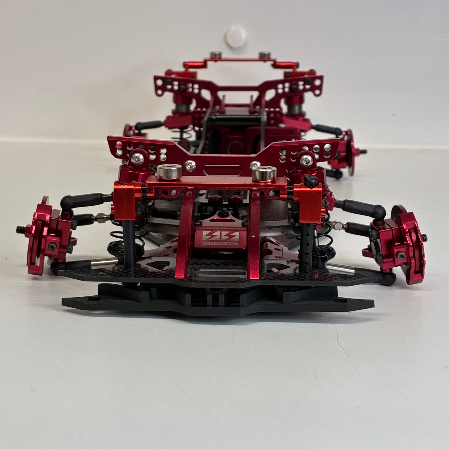 R31House GRK4 Shibata Red Chassis Full Alloy Carbon Chassis Boxed