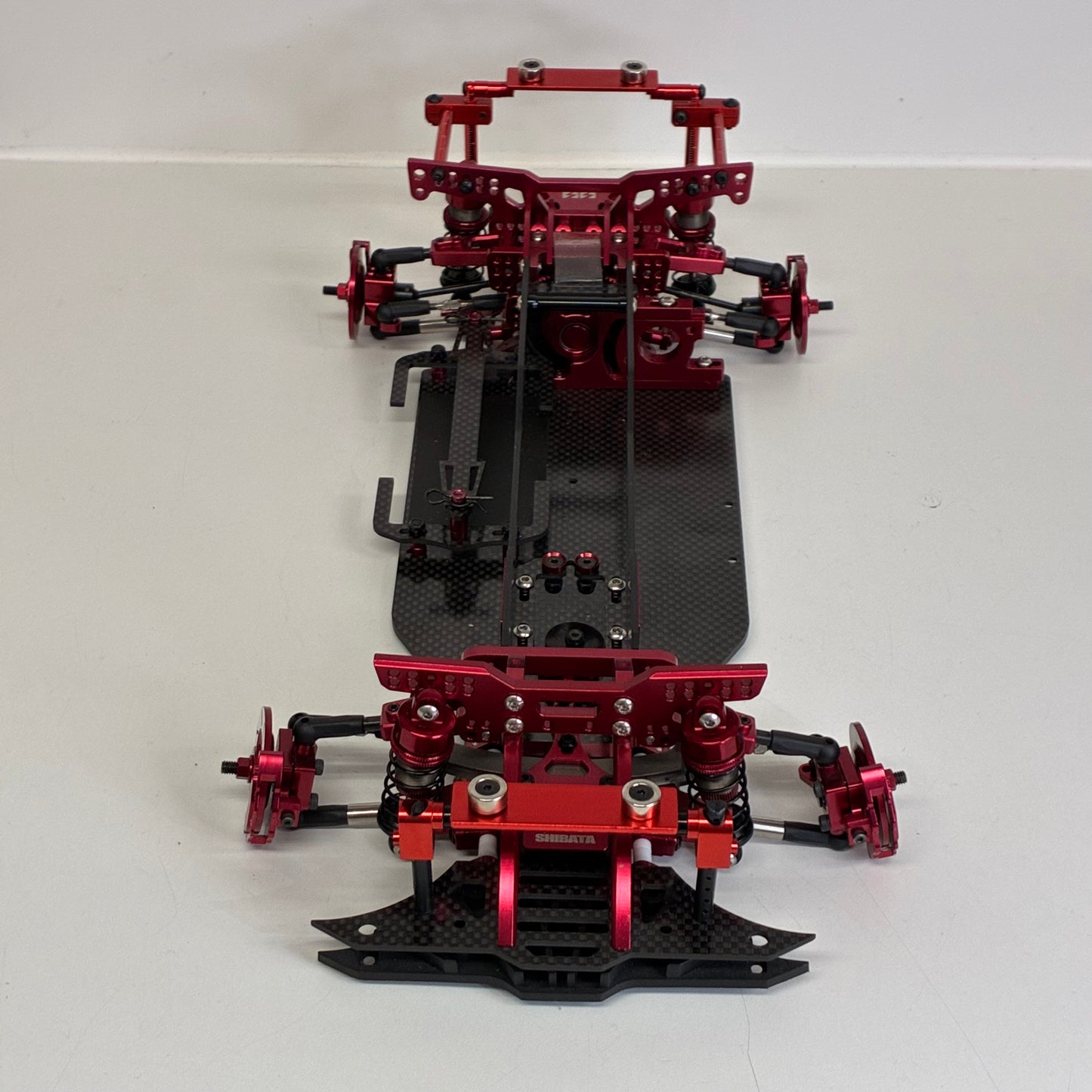 R31House GRK4 Shibata Red Chassis Full Alloy Carbon Chassis Boxed