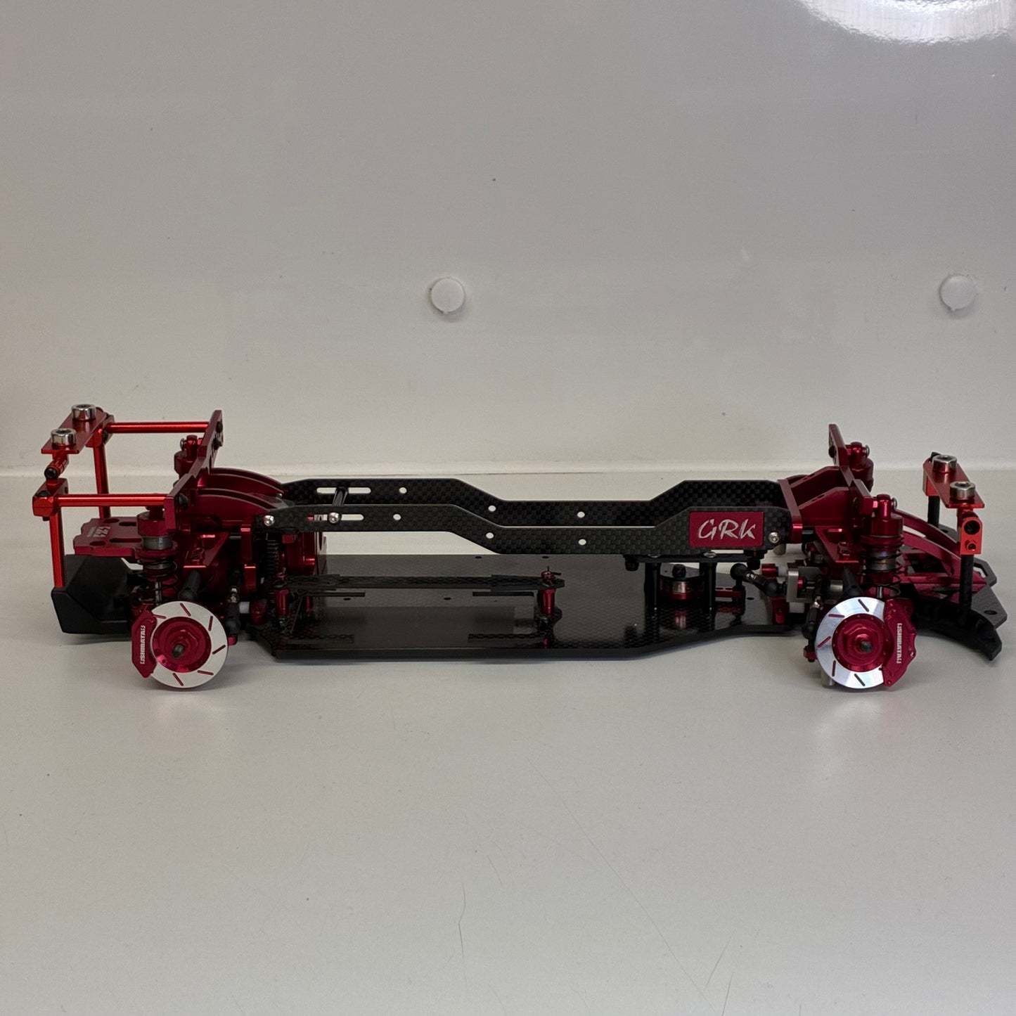 R31House GRK4 Shibata Red Chassis Full Alloy Carbon Chassis Boxed