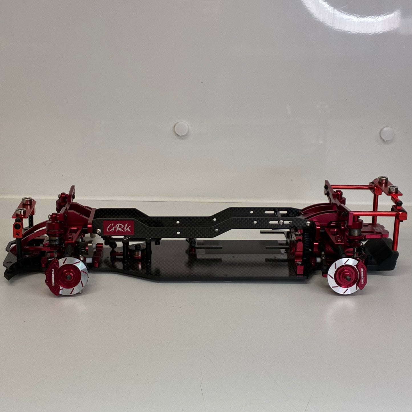 R31House GRK4 Shibata Red Chassis Full Alloy Carbon Chassis Boxed