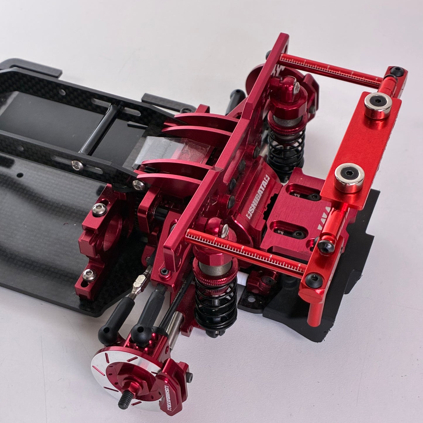 R31House GRK4 Shibata Red Chassis Full Alloy Carbon Chassis Boxed