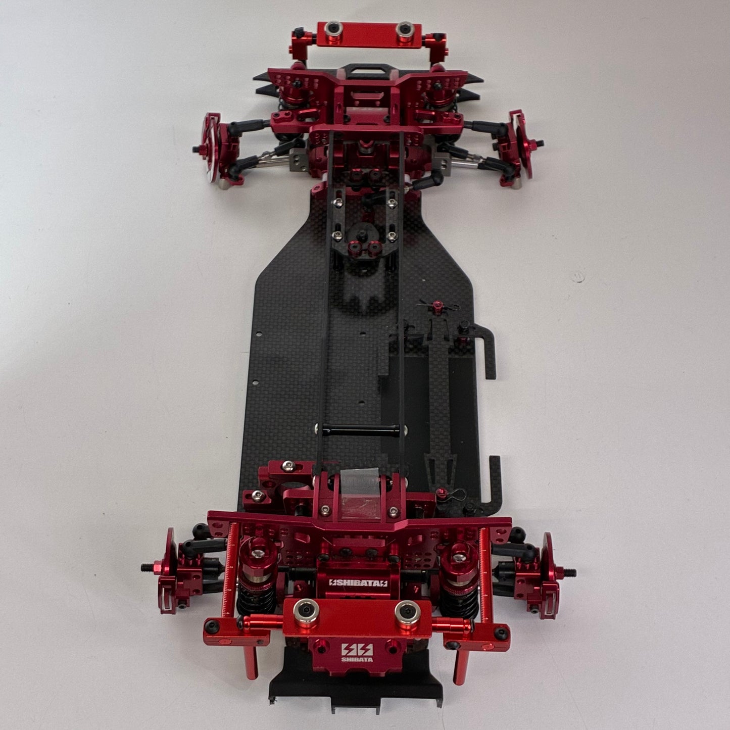 R31House GRK4 Shibata Red Chassis Full Alloy Carbon Chassis Boxed