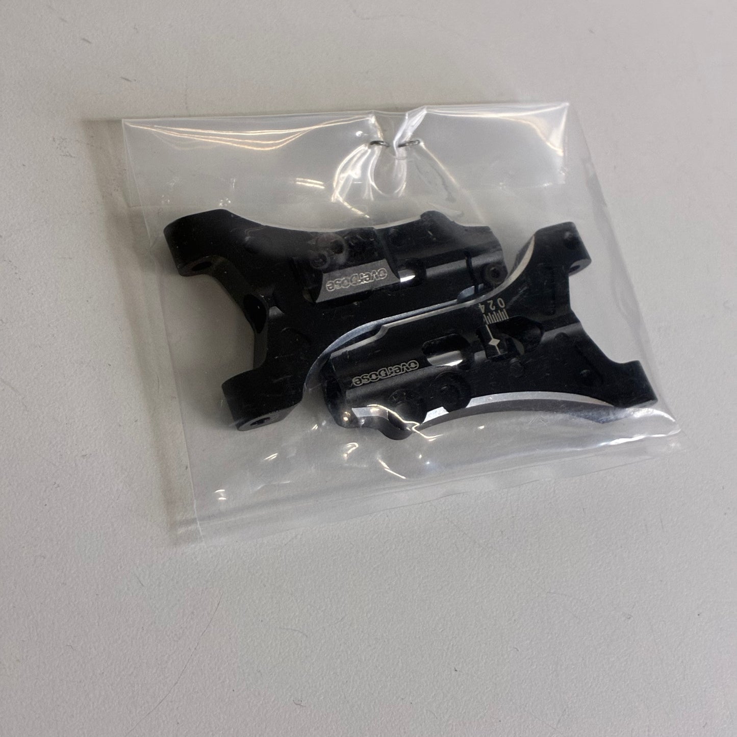 Overdose Front Lower Arms Adjustable Black Alloy dival Vacula