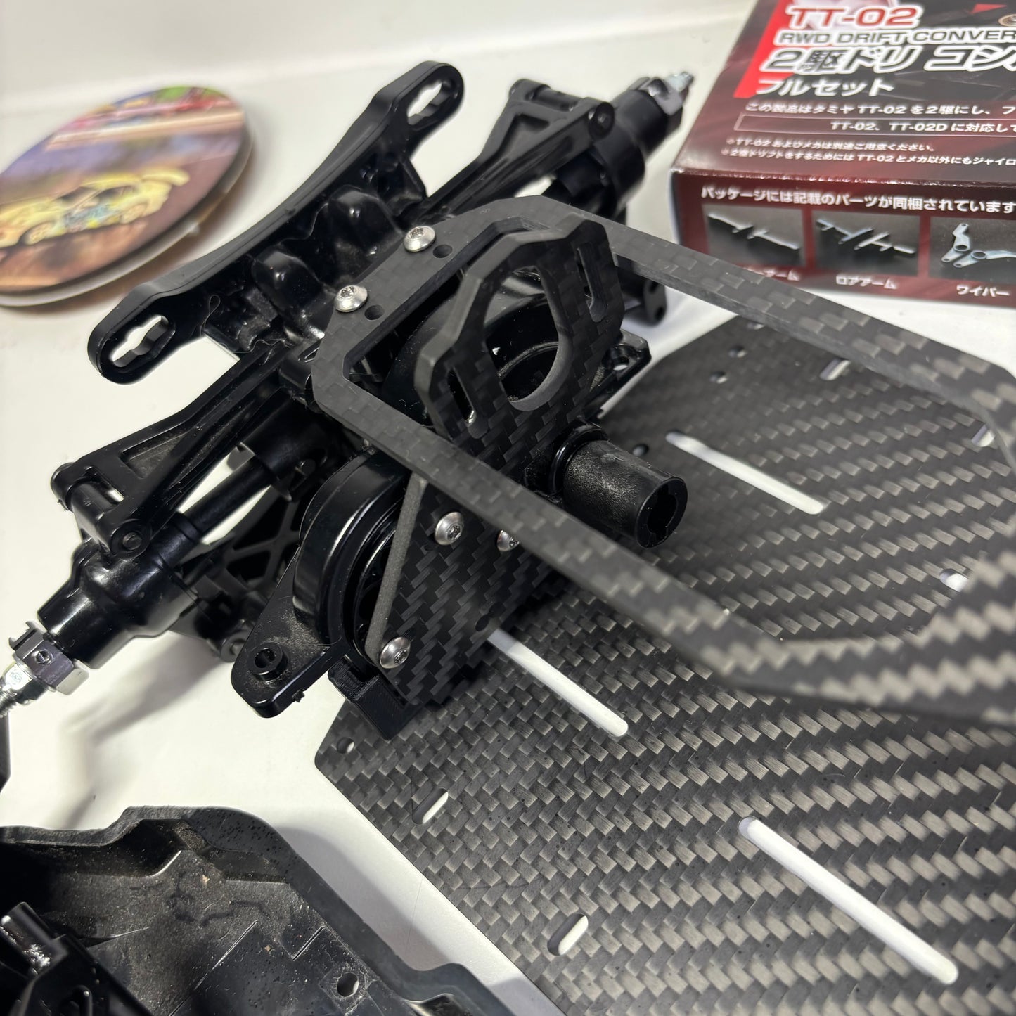 Tamiya TT-02 RWD Drift Carbon Metal Garage MRC Conversion Kit