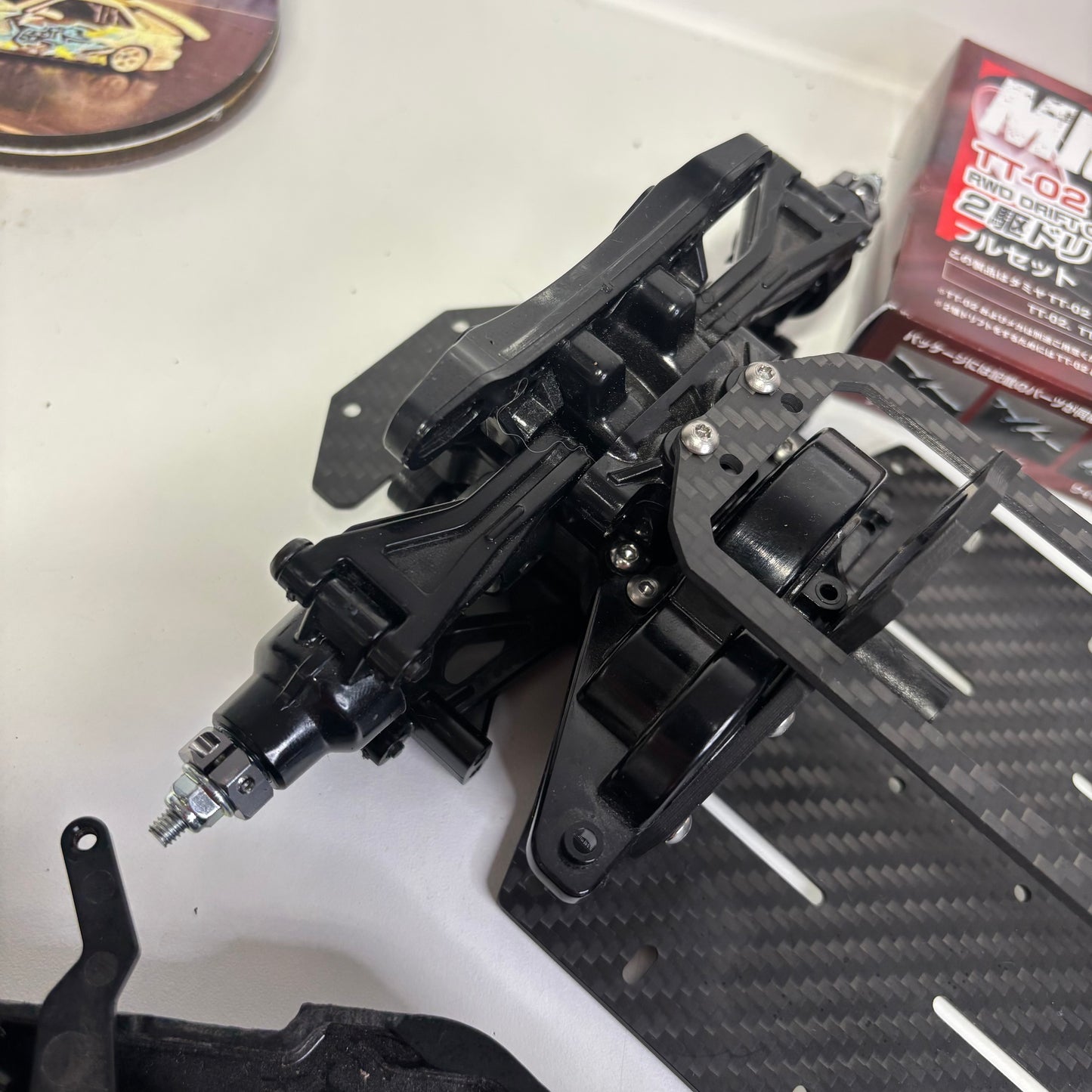Tamiya TT-02 RWD Drift Carbon Metal Garage MRC Conversion Kit