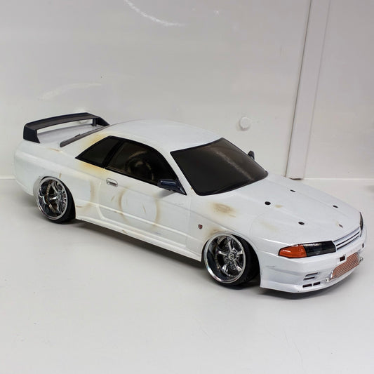 Tamiya Nissan Skyline R33 White Bodyshell 190mm Wide Missile