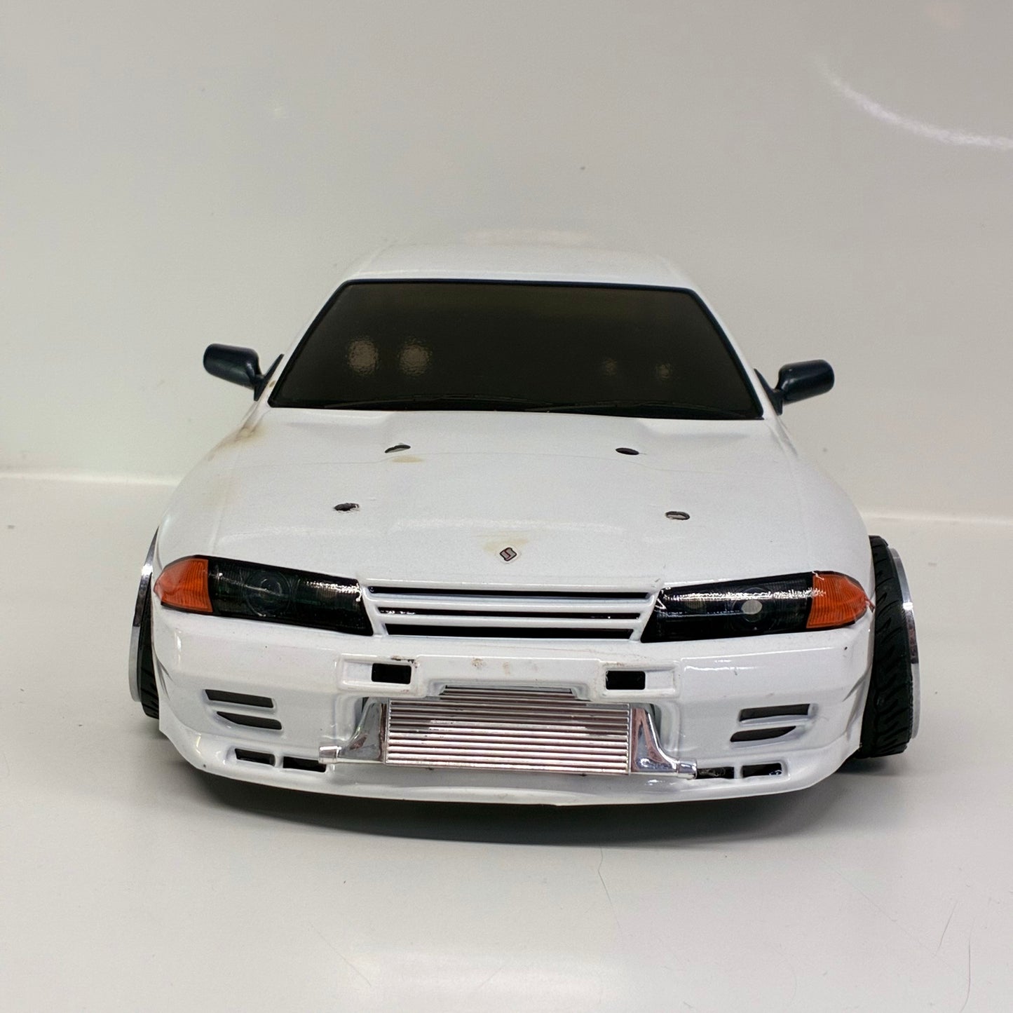 Tamiya Nissan Skyline R33 White Bodyshell 190mm Wide Missile