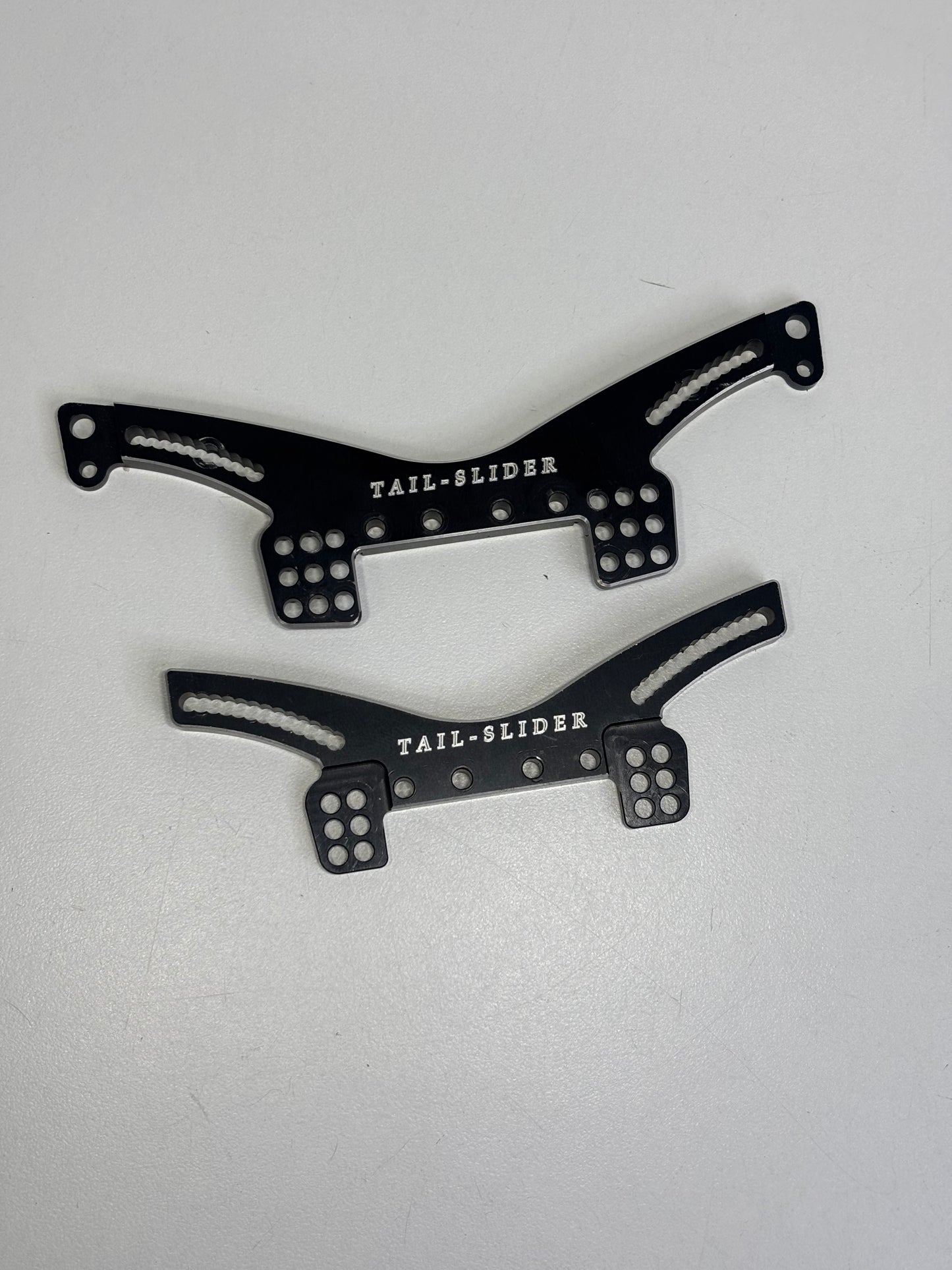 R31House GRK Shibata Tail Sliders Front & Rear Shock Towers Black Alloy