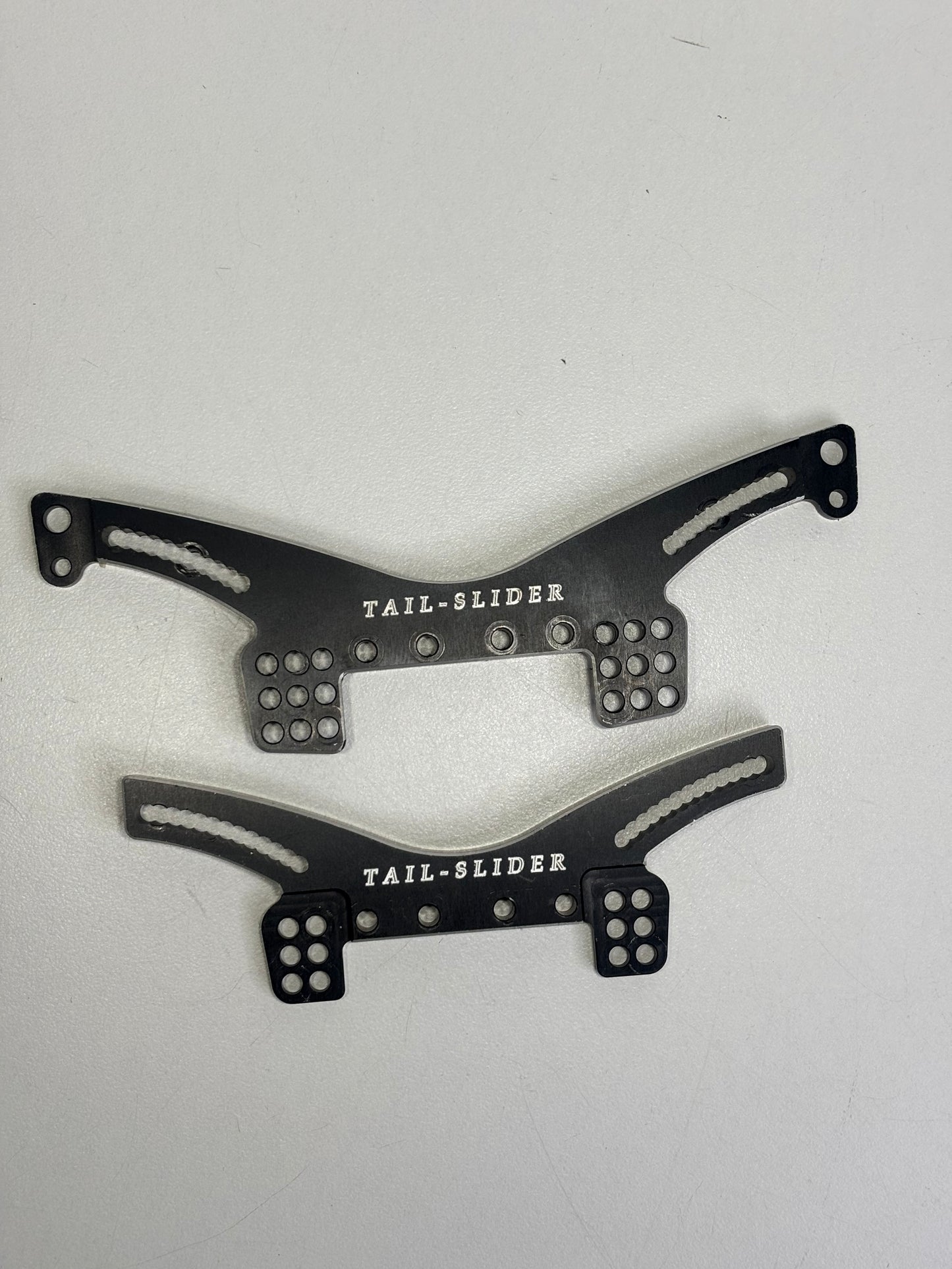 R31House GRK Shibata Tail Sliders Front & Rear Shock Towers Black Alloy