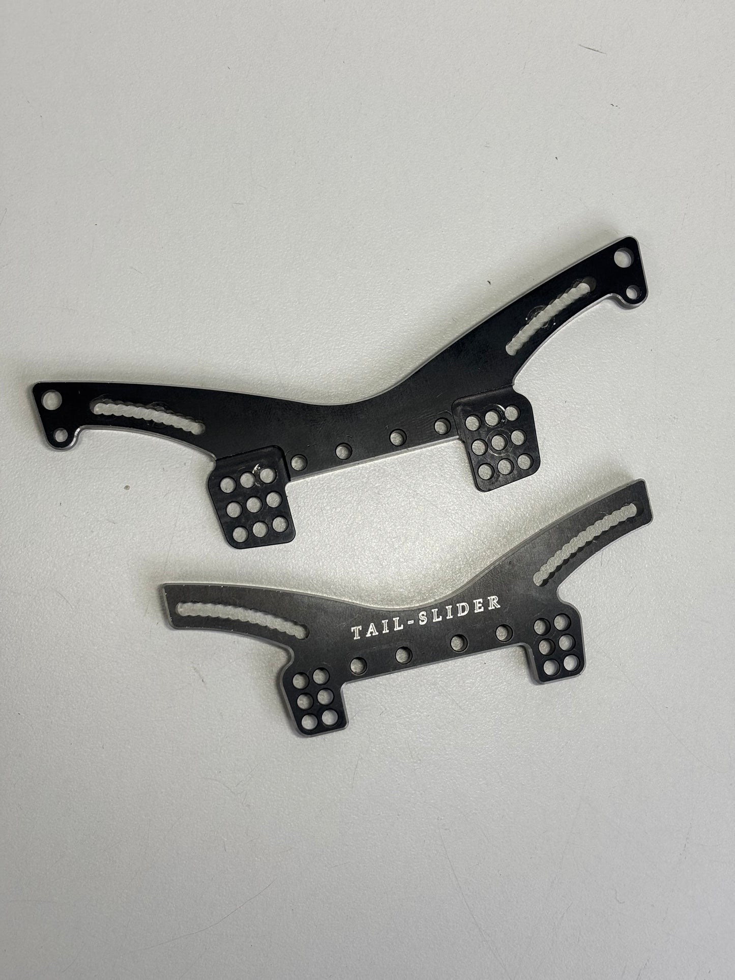 R31House GRK Shibata Tail Sliders Front & Rear Shock Towers Black Alloy