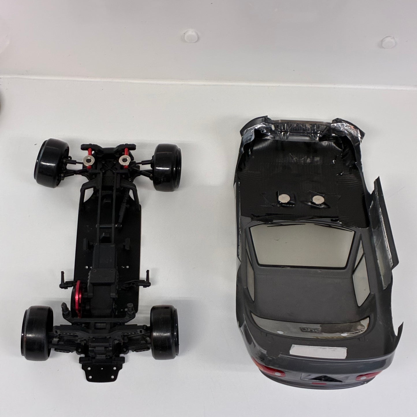 MST RMX - M Mazda MX5 NA Grey Chassis & Bodyshell 2.5