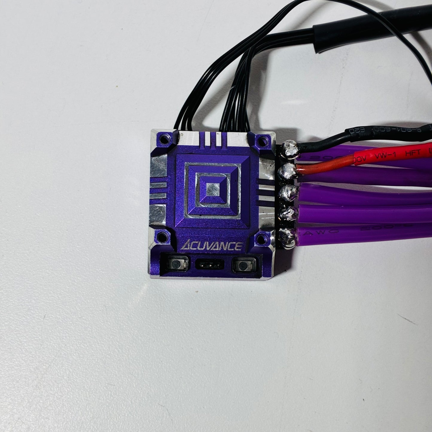 Acuvance Rad Boxed ESC Purple Alloy Brushless Sensored