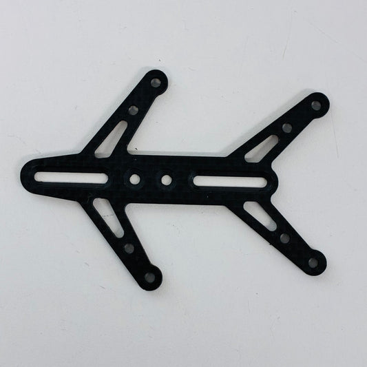 Team AD XF YD2 Mid Rear Servo Mount (For ZX RX) AD-9017 Carbon Fiber
