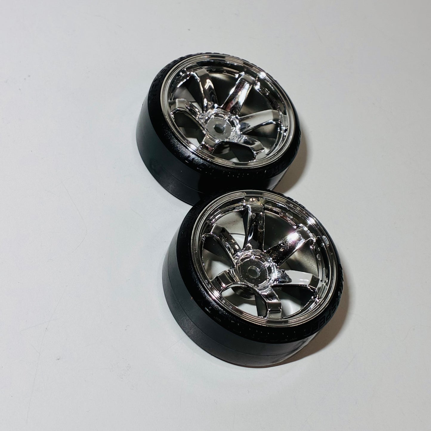 6mm Offset Wheels Chrome & Tyres