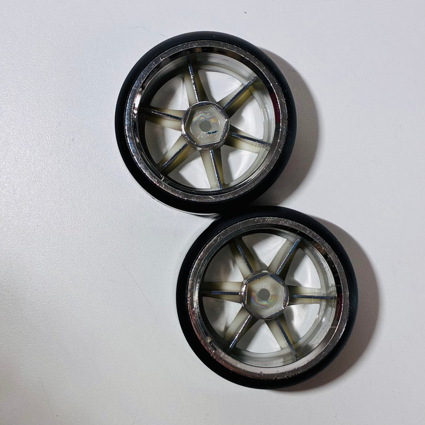 6mm Offset Wheels Chrome & Tyres