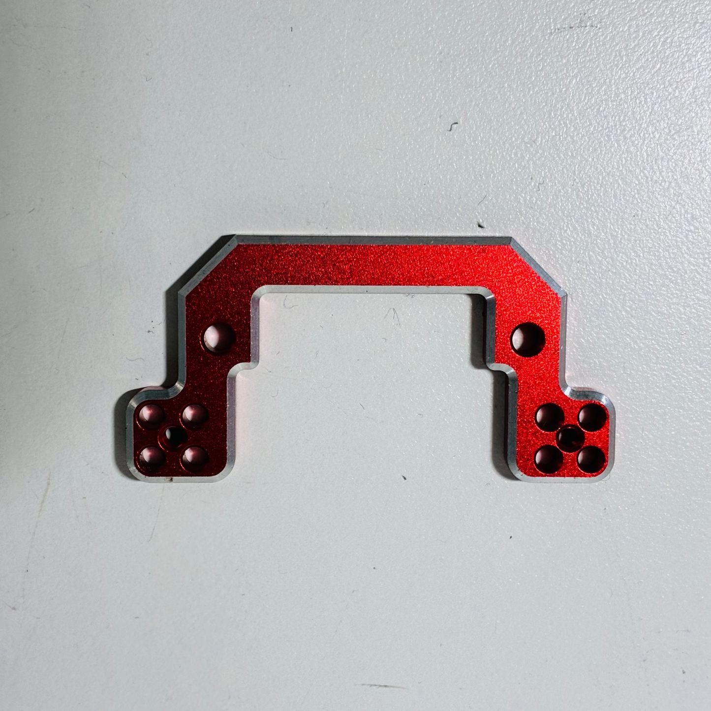 Rhino Racing Shark Front Upper Arm Brace Red Alloy