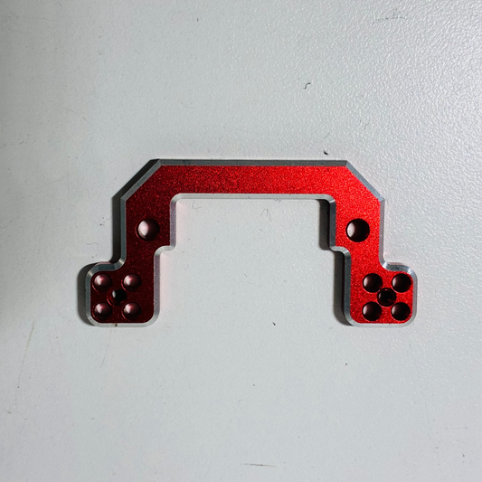 Rhino Racing Shark Front Upper Arm Brace Red Alloy