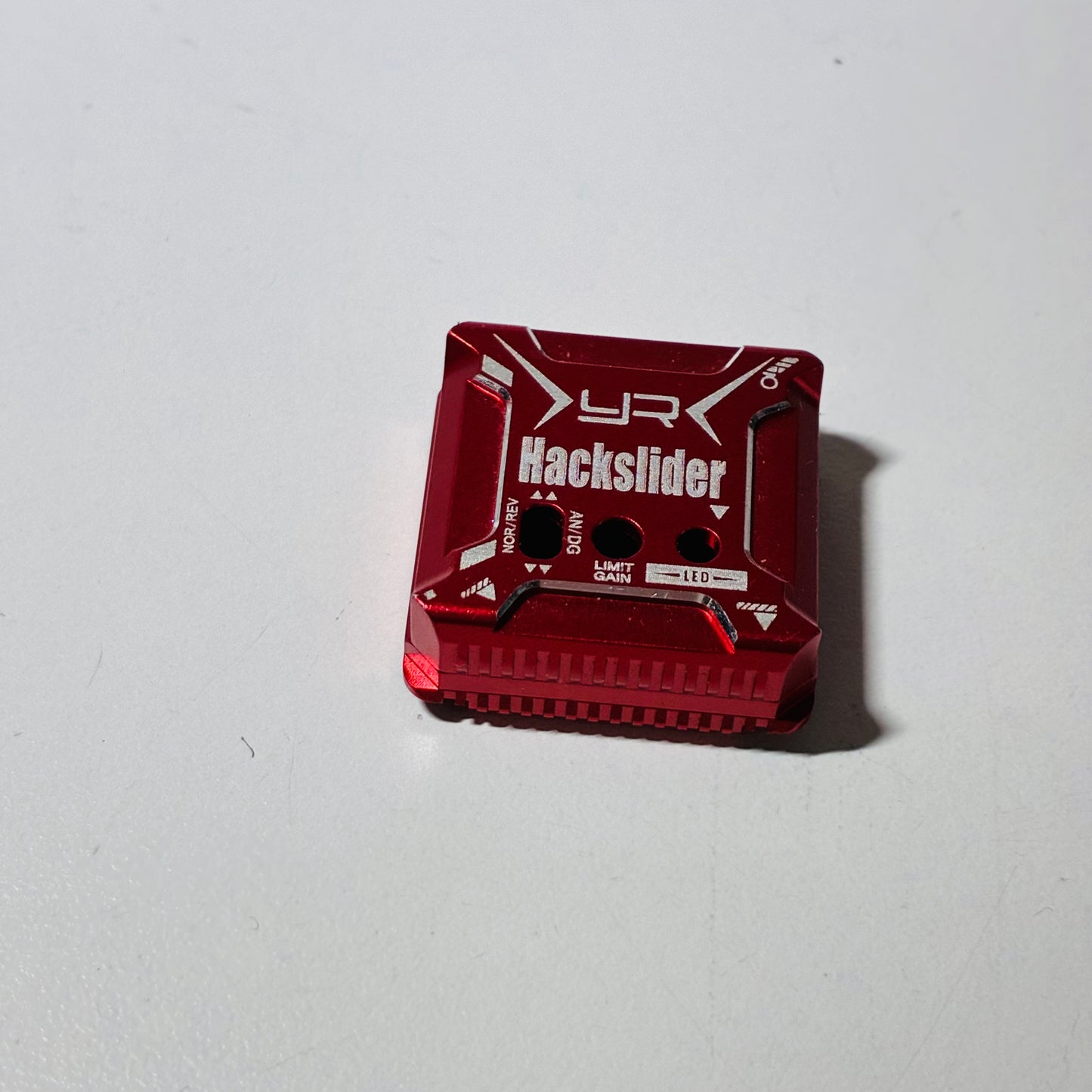 Yeah Racing Hackslider Red Alloy Gyro Case