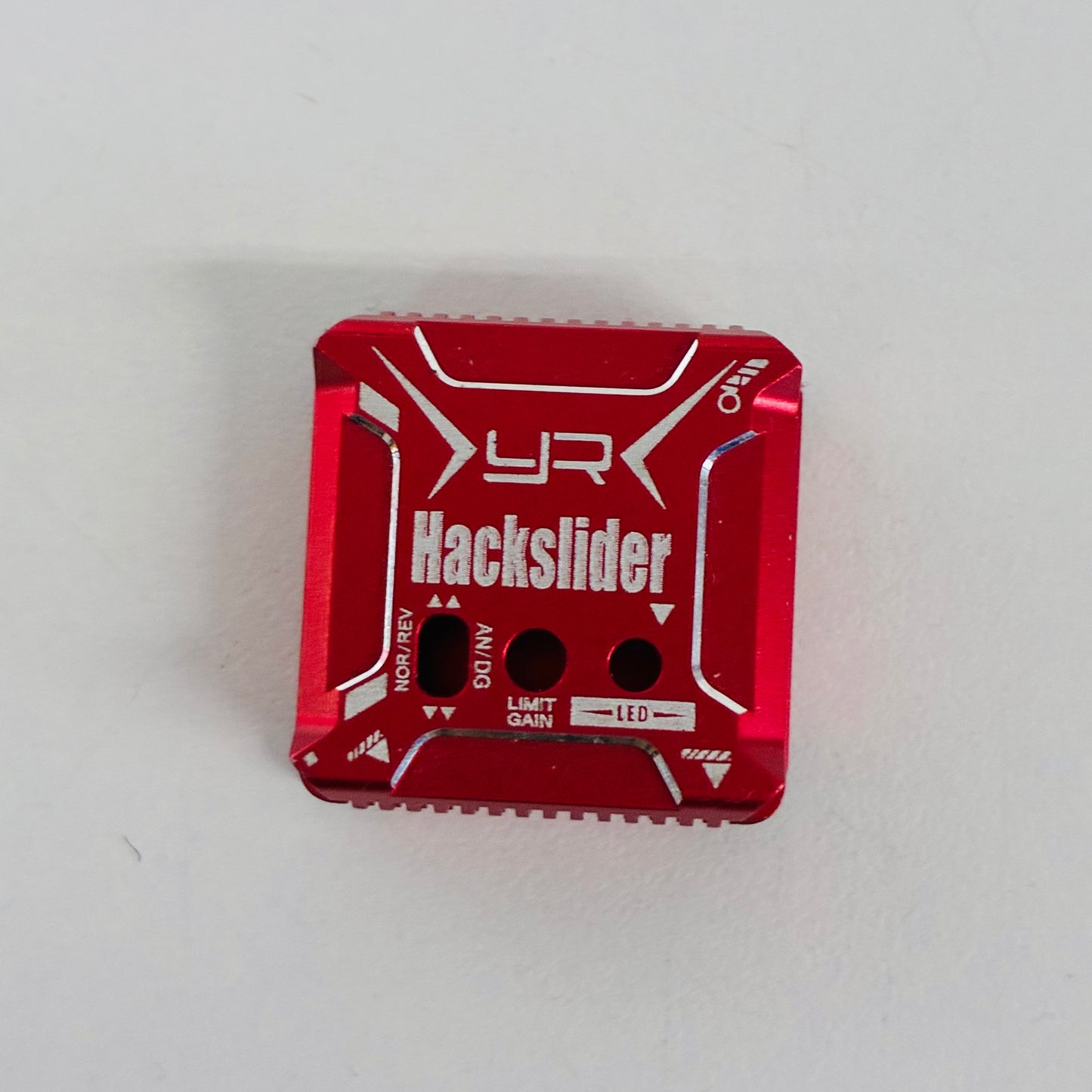 Yeah Racing Hackslider Red Alloy Gyro Case