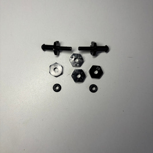 Reve D Front Axle Adjustable 4,6,8mm Offset Hex
