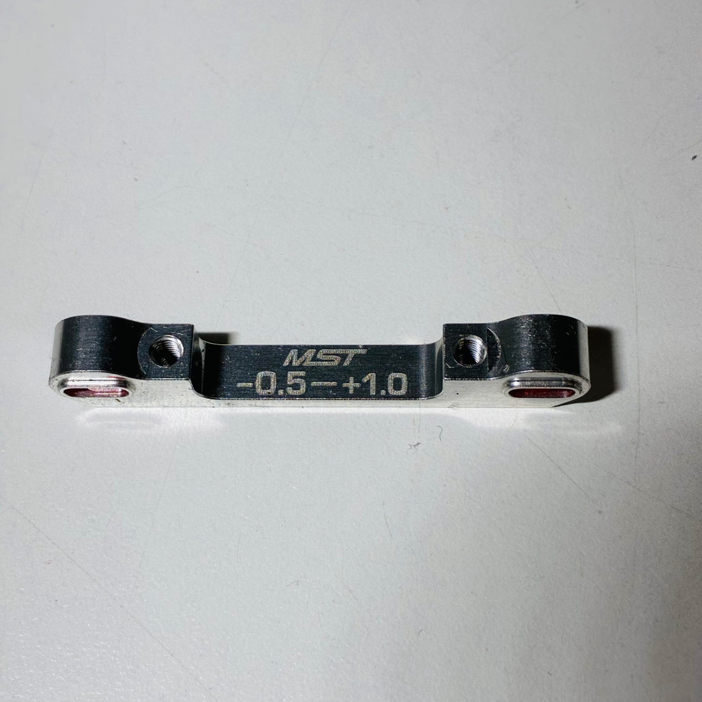 MST -0.5 +1.0 Silver Alloy Suspension Mount