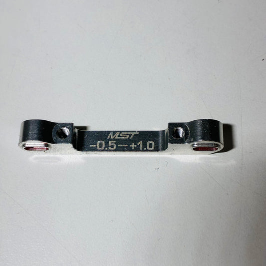 MST -0.5 +1.0 Silver Alloy Suspension Mount