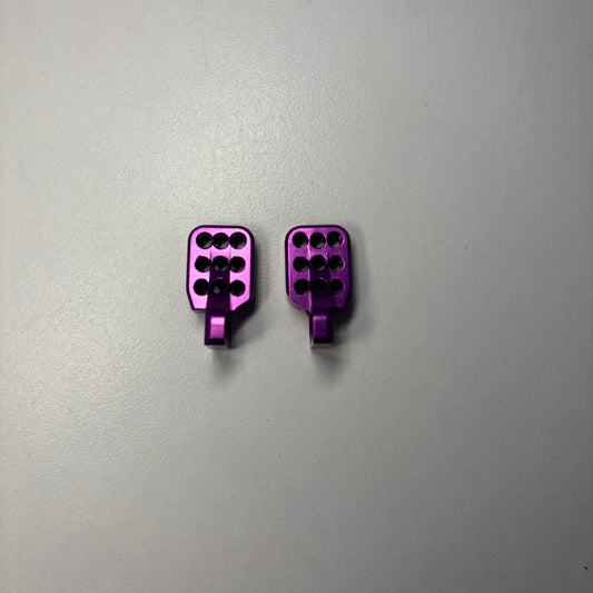 Reve D MC1 Purple Alloy Rear Upper Arm Mounts 6 Hole
