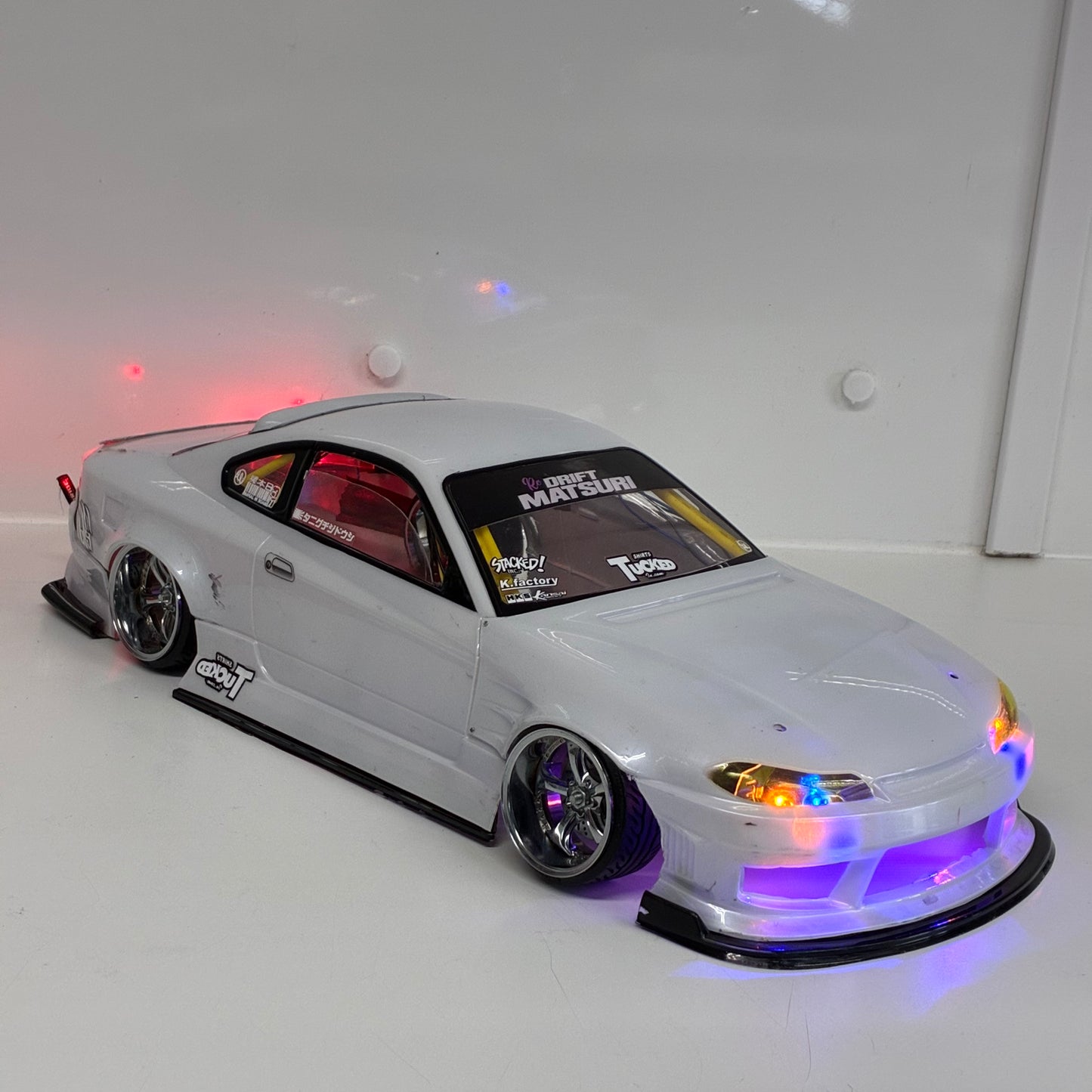 Addiction? Nissan S15 Silvia White Bodyshell & LED Kit
