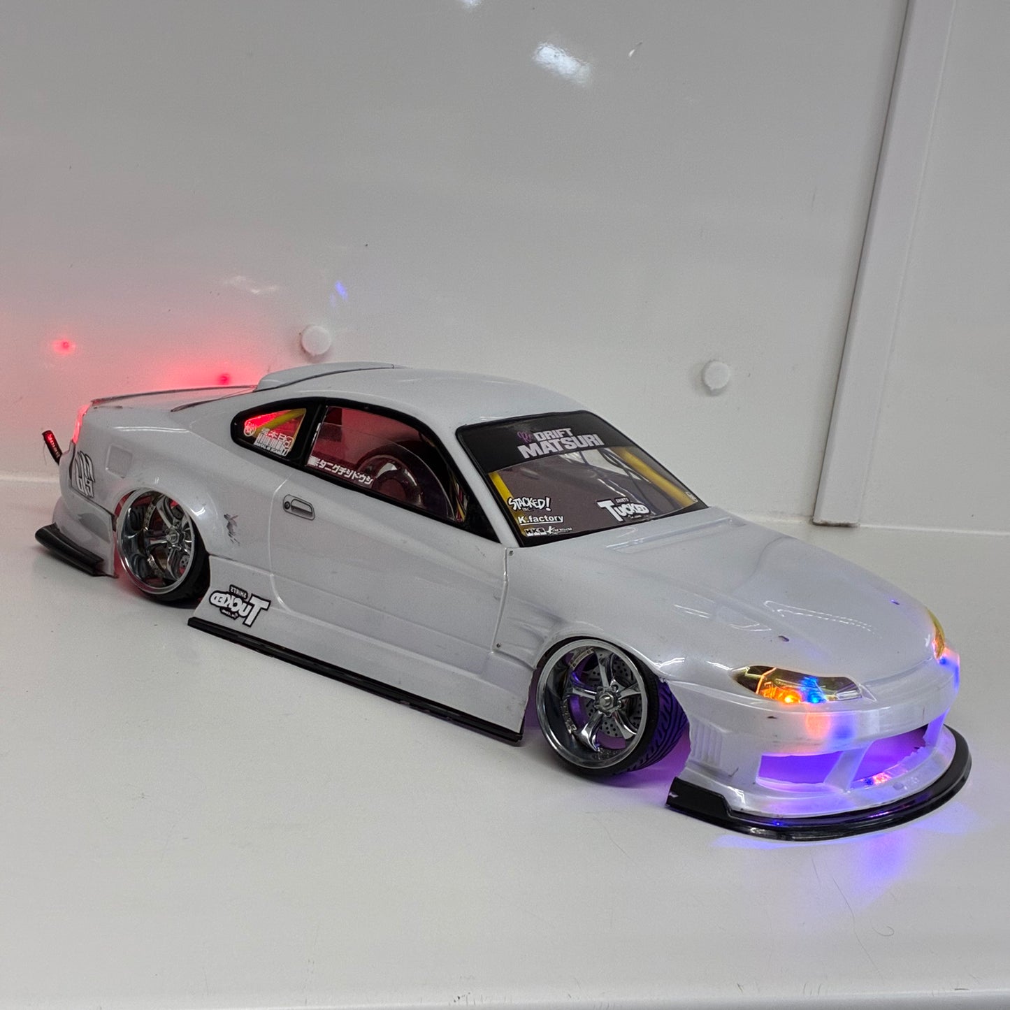 Addiction? Nissan S15 Silvia White Bodyshell & LED Kit