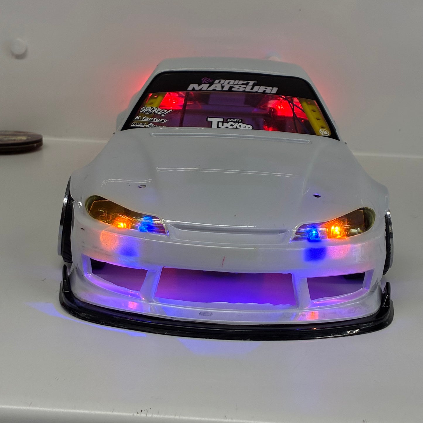 Addiction? Nissan S15 Silvia White Bodyshell & LED Kit