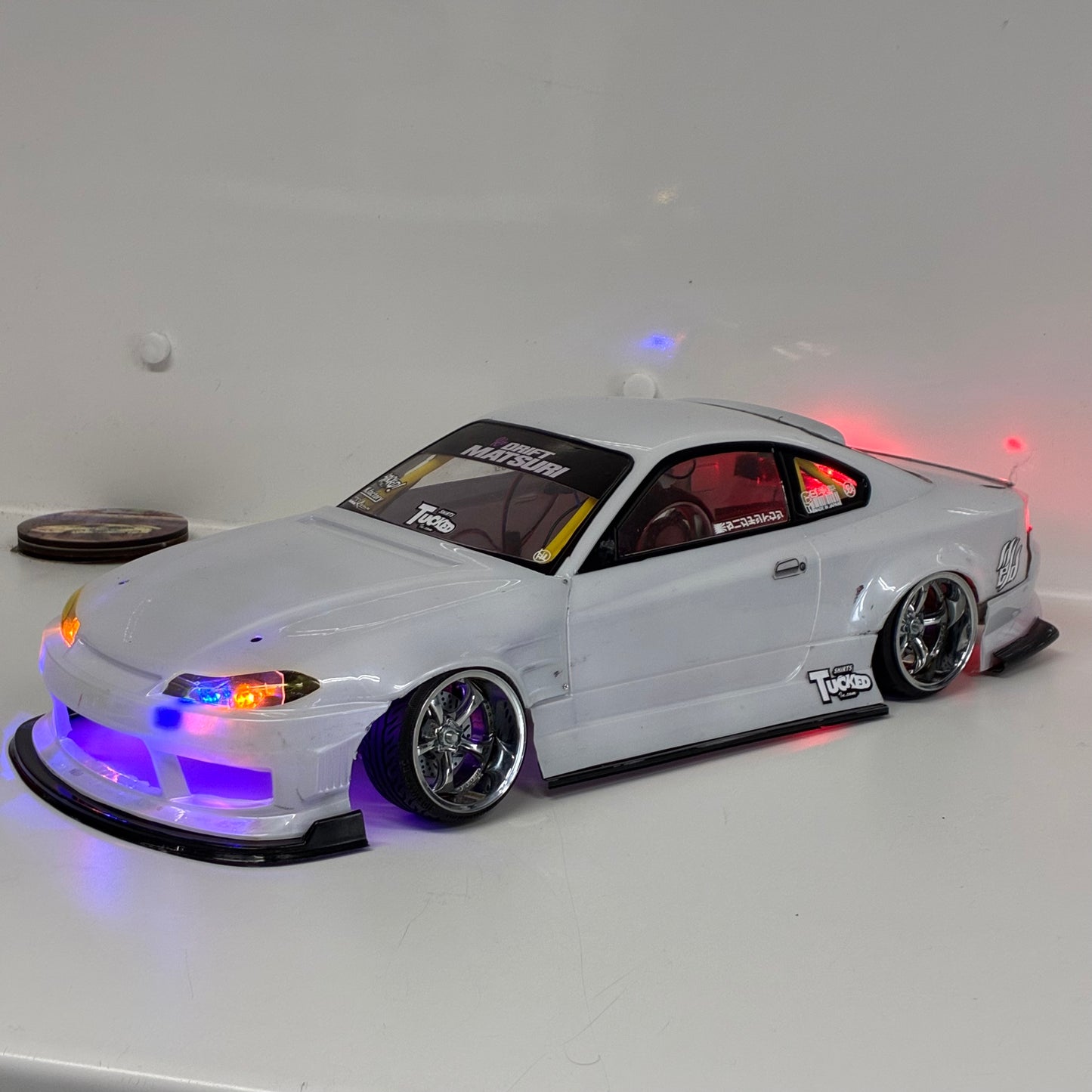 Addiction? Nissan S15 Silvia White Bodyshell & LED Kit