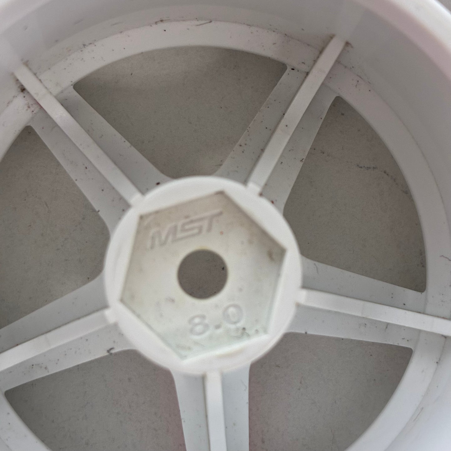 MST White Wheels 8.0 Offset