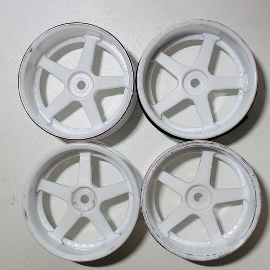 Yokomo 9mm Offset White Wheels