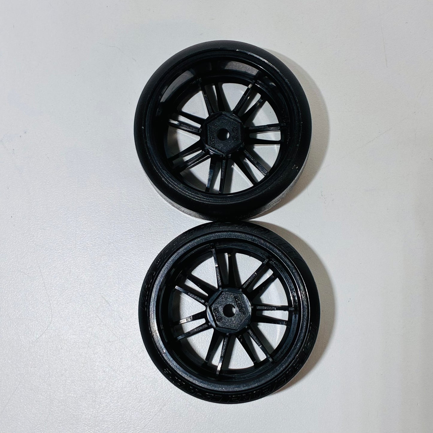 MST Offset 5.0 Pair Of Wheels & Tyres