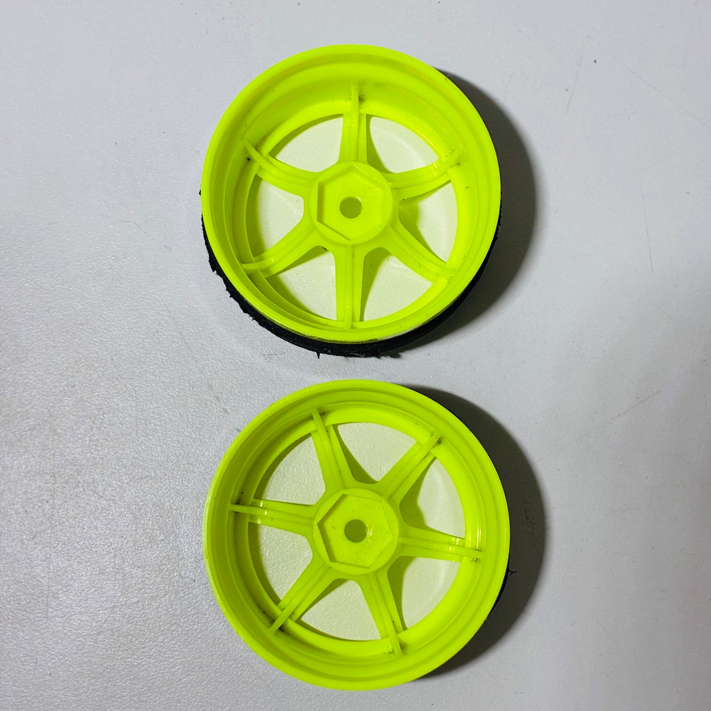 Yokomo Yellow Green Wheels Offset 6mm