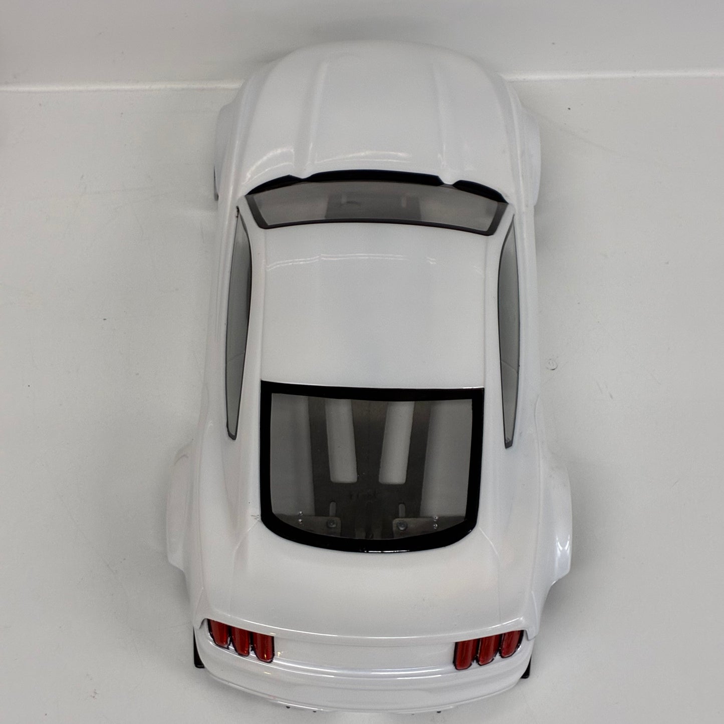 HPI Ford Mustang White Pearl Bodyshell 200+mm Wide