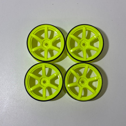 Yokomo Yellow Wheels Offset 6