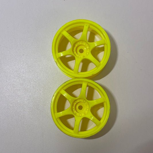 Mikuni Wheels Yellow Wheels Offset 7mm