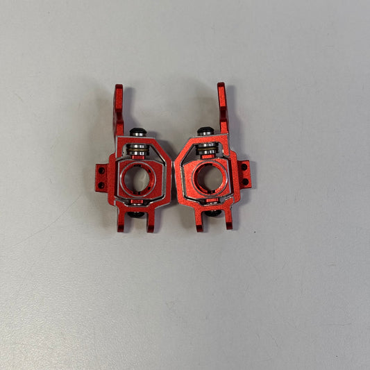 Team AD Red Rear Alloy Hubs AD-9011R